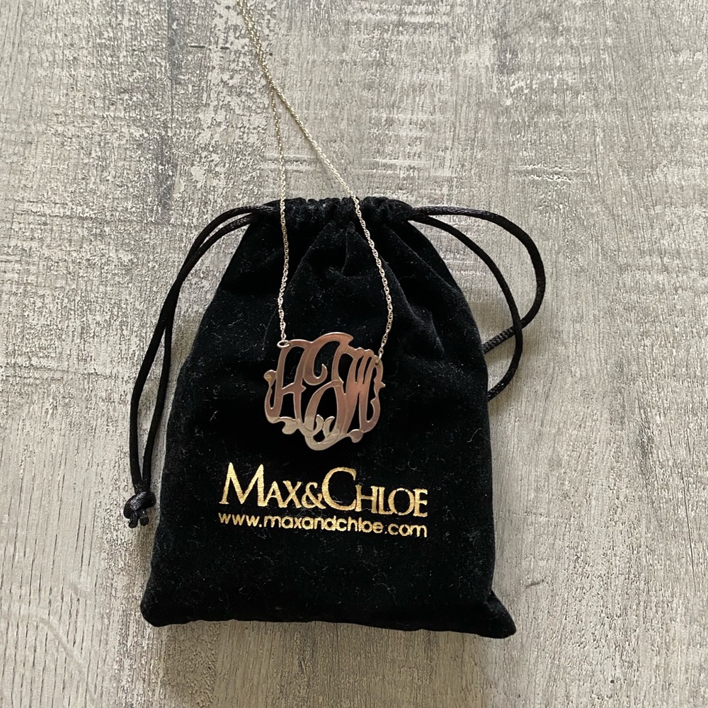 Max & Chloe Initial Necklace